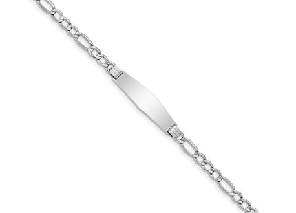 14k White Gold Chain Bracelets Style DCID135CW - Classique Jewelry Inc.