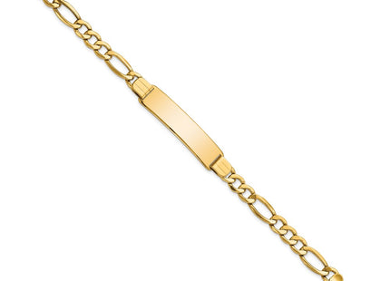 14k Yellow Gold Chain Bracelets Style DCID136 - Classique Jewelry Inc.
