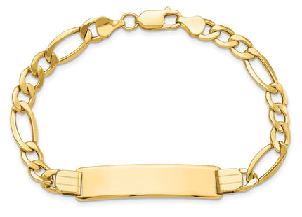 14k Yellow Gold Chain Bracelets Style DCID136 - Classique Jewelry Inc.