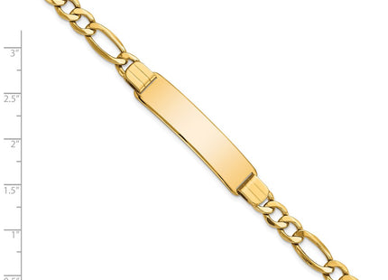 14k Yellow Gold Chain Bracelets Style DCID136 - Classique Jewelry Inc.
