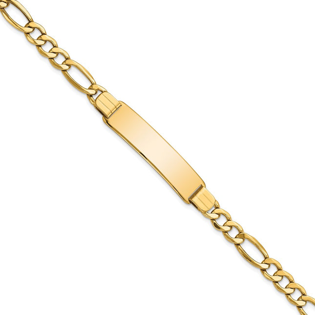 14k Yellow Gold Chain Bracelets Style DCID136 - Classique Jewelry Inc.