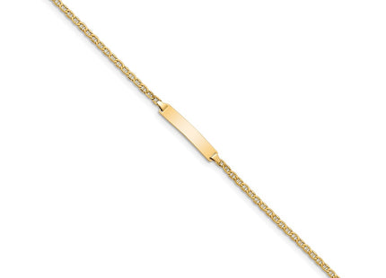 14k Yellow Gold Chain Bracelets Style DCID137 - Classique Jewelry Inc.