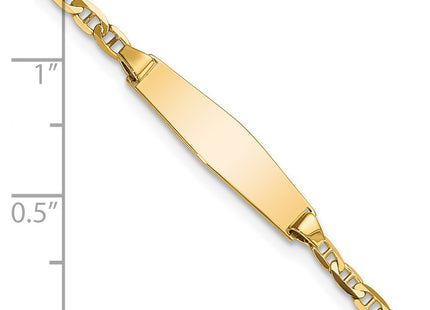 14k Yellow Gold Chain Bracelets Style DCID137C - Classique Jewelry Inc.