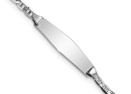 14k White Gold Chain Bracelets Style DCID137CW - Classique Jewelry Inc.