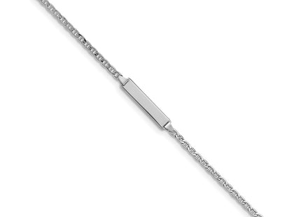 14k White Gold Chain Bracelets Style DCID137W - Classique Jewelry Inc.