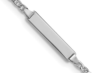 14k White Gold Chain Bracelets Style DCID137W - Classique Jewelry Inc.