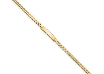 14k Yellow Gold Chain Bracelets Style DCID138 - Classique Jewelry Inc.