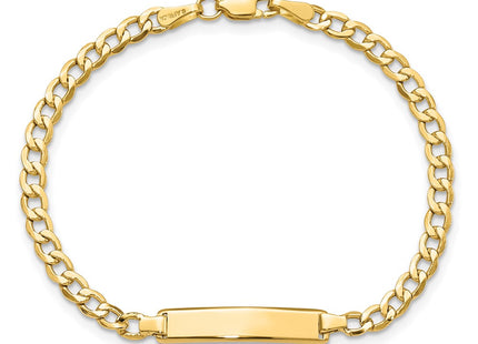 14k Yellow Gold Chain Bracelets Style DCID138 - Classique Jewelry Inc.