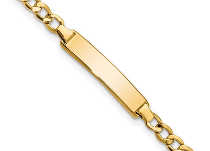 14k Yellow Gold Chain Bracelets Style DCID138 - Classique Jewelry Inc.