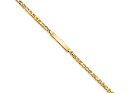14k Yellow Gold Chain Bracelets Style DCID139 - Classique Jewelry Inc.