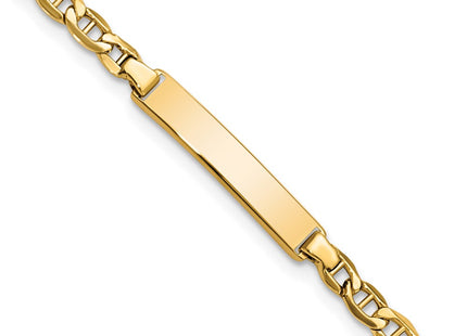 14k Yellow Gold Chain Bracelets Style DCID139 - Classique Jewelry Inc.