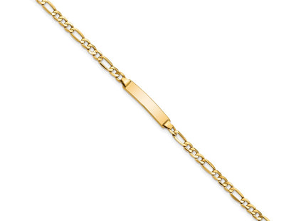 14k Yellow Gold Chain Bracelets Style DCID140 - Classique Jewelry Inc.