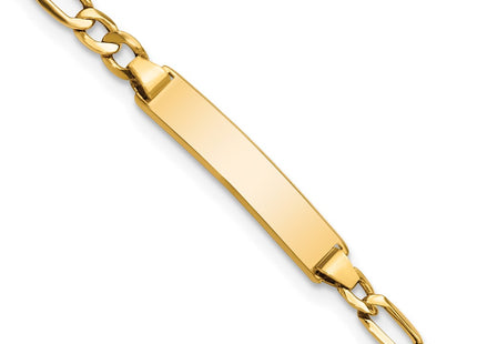 14k Yellow Gold Chain Bracelets Style DCID140 - Classique Jewelry Inc.