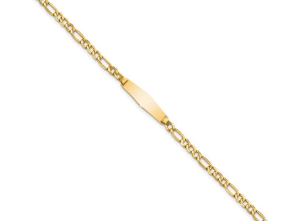 14k Yellow Gold Chain Bracelets Style DCID140C - Classique Jewelry Inc.