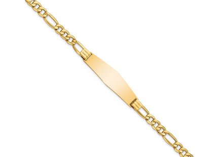 14k Yellow Gold Chain Bracelets Style DCID141C - Classique Jewelry Inc.