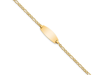 14k Yellow Gold Chain Bracelets Style DCID143 - Classique Jewelry Inc.