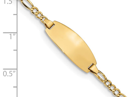 14k Yellow Gold Chain Bracelets Style DCID143 - Classique Jewelry Inc.