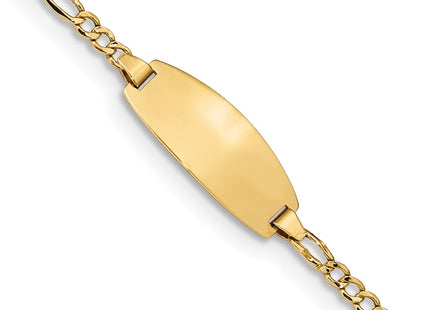 14k Yellow Gold Chain Bracelets Style DCID143 - Classique Jewelry Inc.