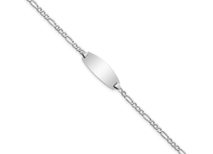 14k White Gold Chain Bracelets Style DCID143W - Classique Jewelry Inc.