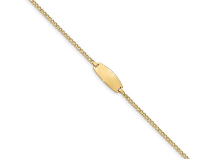 14k Yellow Gold Chain Bracelets Style DCID144 - Classique Jewelry Inc.