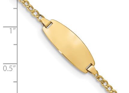 14k Yellow Gold Chain Bracelets Style DCID144 - Classique Jewelry Inc.