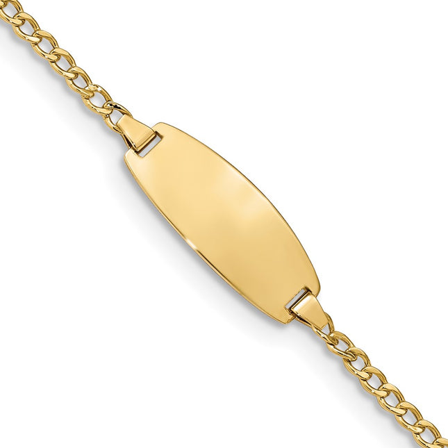 14k Yellow Gold Chain Bracelets Style DCID144 - Classique Jewelry Inc.