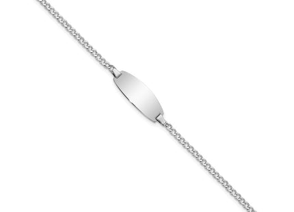 14k White Gold Chain Bracelets Style DCID144W - Classique Jewelry Inc.