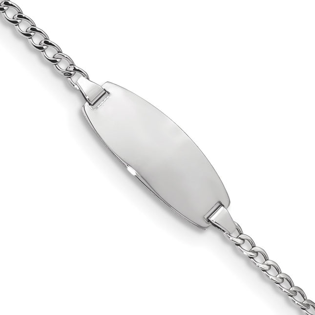 14k White Gold Chain Bracelets Style DCID144W - Classique Jewelry Inc.
