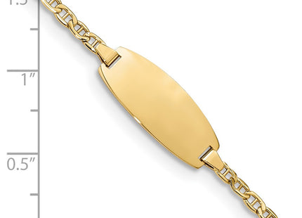 14k Yellow Gold Chain Bracelets Style DCID145 - Classique Jewelry Inc.