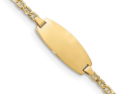 14k Yellow Gold Chain Bracelets Style DCID145 - Classique Jewelry Inc.