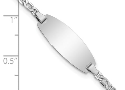 14k White Gold Chain Bracelets Style DCID145W - Classique Jewelry Inc.