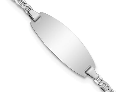 14k White Gold Chain Bracelets Style DCID145W - Classique Jewelry Inc.