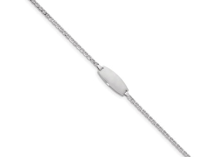 14k White Gold Chain Bracelets Style DCID145W - Classique Jewelry Inc.