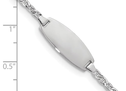 14k White Gold Chain Bracelets Style DCID145W - Classique Jewelry Inc.