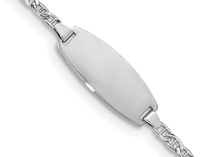 14k White Gold Chain Bracelets Style DCID145W - Classique Jewelry Inc.