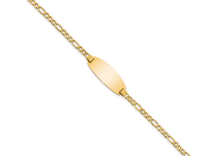 14k Yellow Gold Chain Bracelets Style DCID146 - Classique Jewelry Inc.