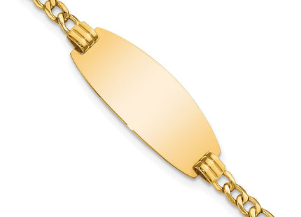 14k Yellow Gold Chain Bracelets Style DCID146 - Classique Jewelry Inc.