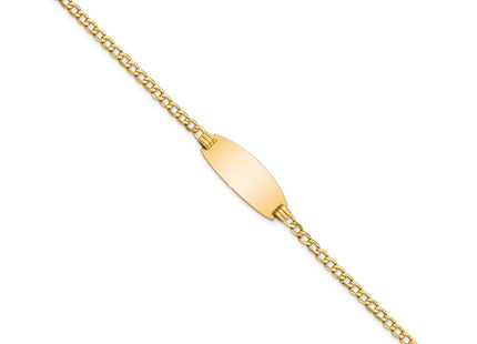 14k Yellow Gold Chain Bracelets Style DCID147 - Classique Jewelry Inc.