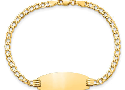 14k Yellow Gold Chain Bracelets Style DCID147 - Classique Jewelry Inc.