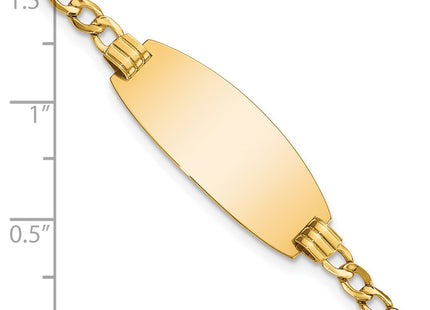 14k Yellow Gold Chain Bracelets Style DCID147 - Classique Jewelry Inc.