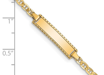 14k Yellow Gold Chain Bracelets Style DCID86 - Classique Jewelry Inc.