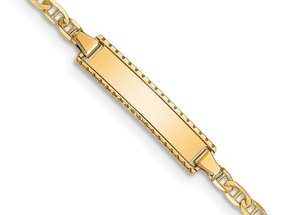 14k Yellow Gold Chain Bracelets Style DCID86 - Classique Jewelry Inc.