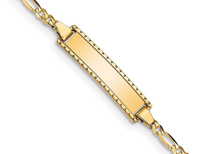 14k Yellow Gold Chain Bracelets Style DCID87 - Classique Jewelry Inc.