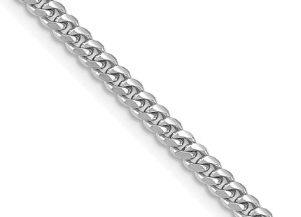 14k White Gold Chains Style DCU100W - Classique Jewelry Inc.