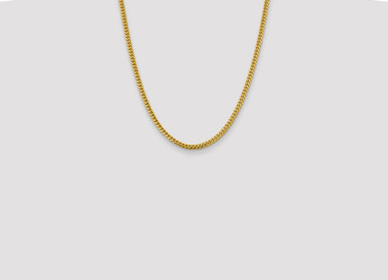 14K Solid Miami Cuban Link with Lobster Clasp Chain (Style DCU120-22)