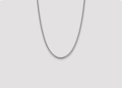 14k WG Solid Miami Cuban Chain (Style DCU120W-24)
