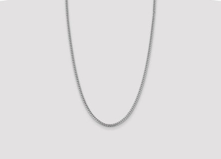 14k WG Solid Miami Cuban Chain (Style DCU120W-26)