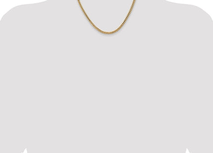 14K Solid Miami Cuban Link Chain with Lobster Clasp (Style DCU140-18)