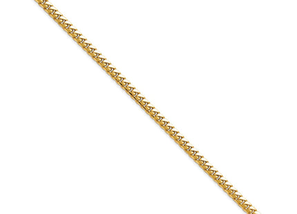 14K Solid Miami Cuban Link with Lobster Clasp Bracelet (Style DCU140-7)