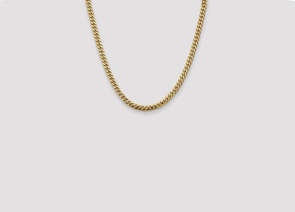 14K Solid Miami Cuban Link with Lobster Clasp Chain (Style DCU160-22)